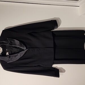 NEVER WORN Kay Unger Black Sleeveless Dress w/Matching Jacket. Size 10.